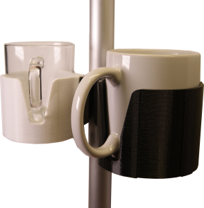 Mocowanie uchwytów kubka/puszki podwójne do relingów 25mm